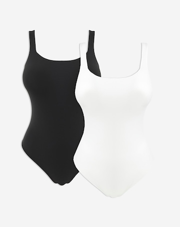 MAGISCULPT Light Control 2 Pack Smoothing Vest Bodysuits