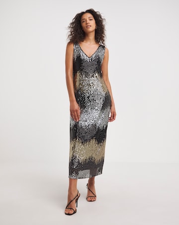 Sequin Slip Dress