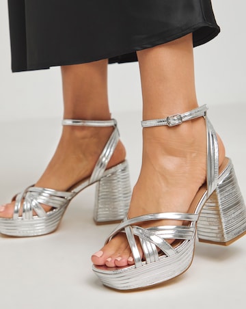 Patsy Feature Heel Sandals Extra Wide EEE Fit