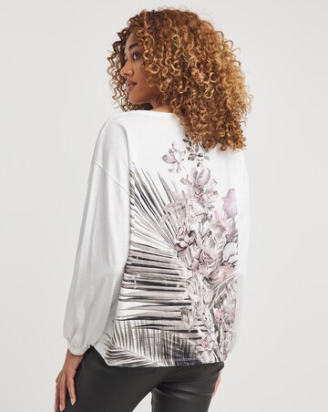 Religion Comet Long Sleeve Floral Top