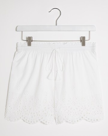 Vibrant Islands Cotton Broderie Anglais Beach Shorts