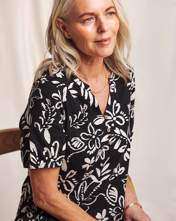 Julipa Pure Cotton Jersey Shift Dress