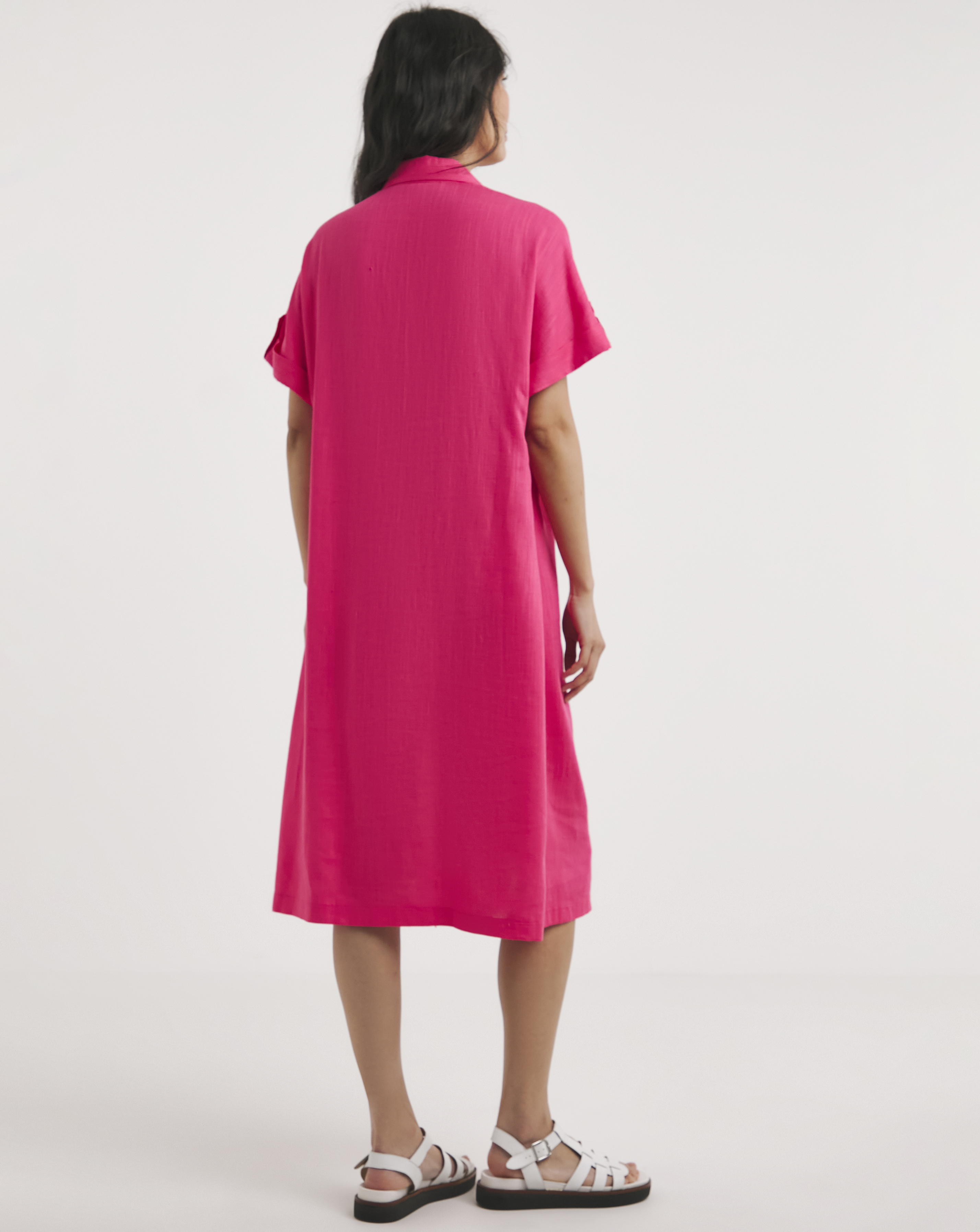 Julipa Short Linen Mix Shirt Dress