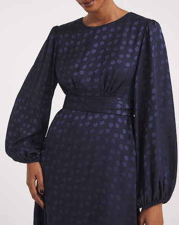 Joanna Hope Jacquard Spot Maxi Dress