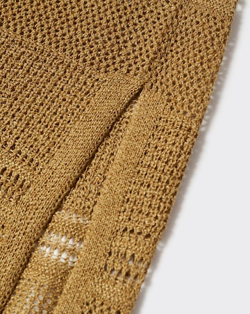 Mango Side Slit Cardigan