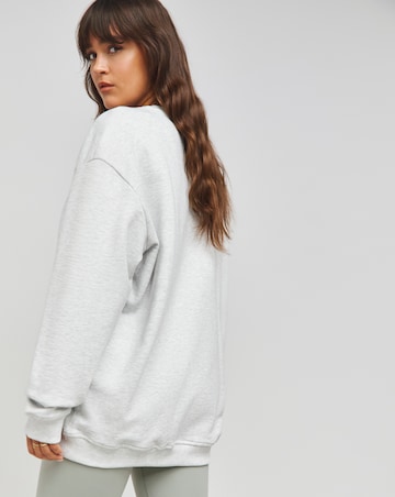 TALA Borg Logo Oversized Volley Crew Sweat