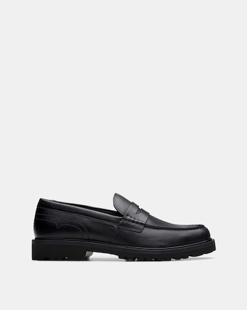 Clarks Berwick Leather Loafer - Black