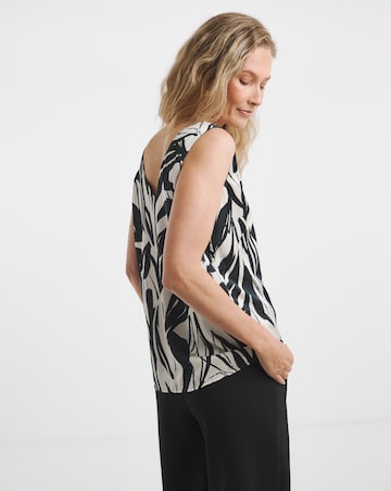 V Neck Satin Vest