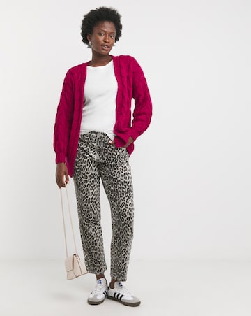 Cable Edge To Edge Cardigan