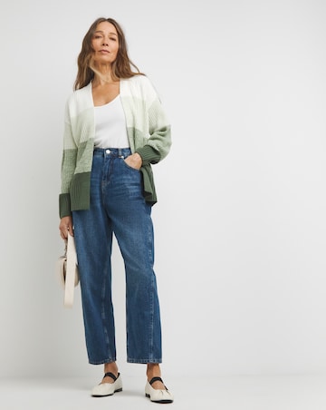 Edge to Edge Ombre Striped Cardigan