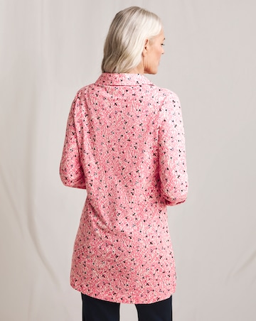 Julipa Longline Pure Cotton Jersey Shirt