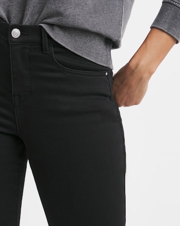 Black Cosy Finish Skinny Jeans