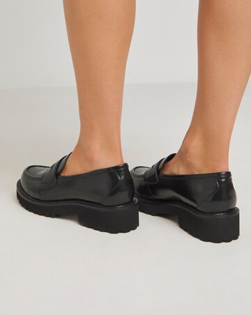 Anthology Elana Premium Leather Chunky Loafer - Standard Fit (D)