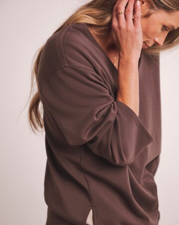 Anthology V Seam Detail Modal Sweat