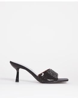Joanna Hope Diamante Mule Sandal - Extra Wide Fit (EEE)