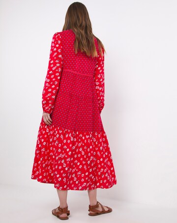 Julipa Multi Print Tiered Dress