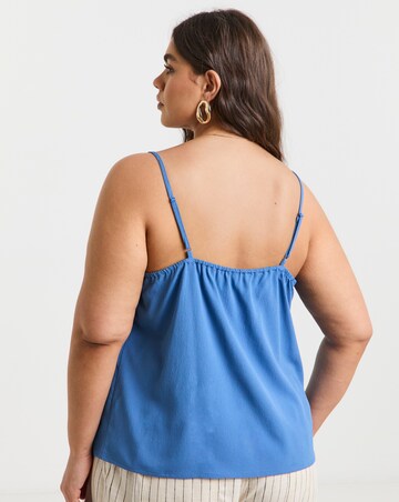 Simply Be Blue V Neck Cami