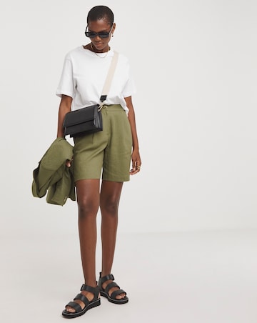 Linen Bermuda Shorts