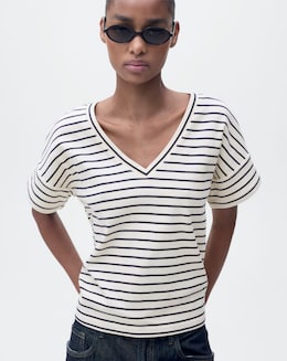 Mango Stripe T-Shirt