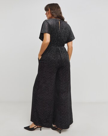 Twisted Wunder Samantha Glitter Stripe Velvet Jumpsuit