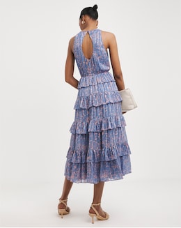 Whistles Tropical Leaves Paloma Dress