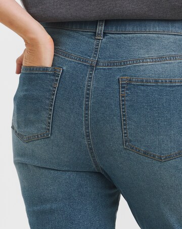 Mid Wash 24/7 Slim Crop Jeans