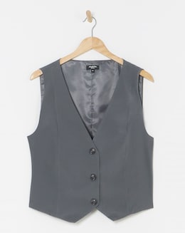 Charcoal Tailored Waistcoat