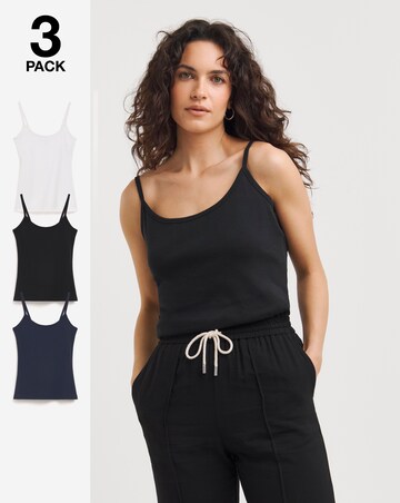 Black/White/Navy 3 Pack The Cami