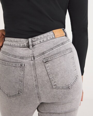 Grey Slim Mom Jean