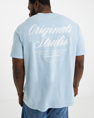 Jack & Jones Norrebro Back Graphic T-Shirt - Blue