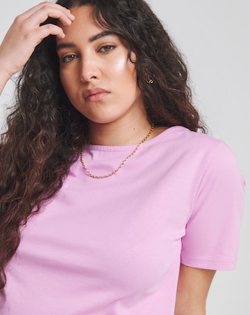 Simply Be White, Pink & Orange 3 Pack Slash Neck Tops