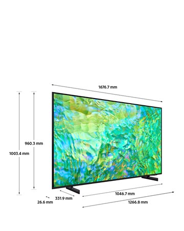Samsung UE75CU8000KXXU 75in Crystal UHD 4K HDR Smart TV