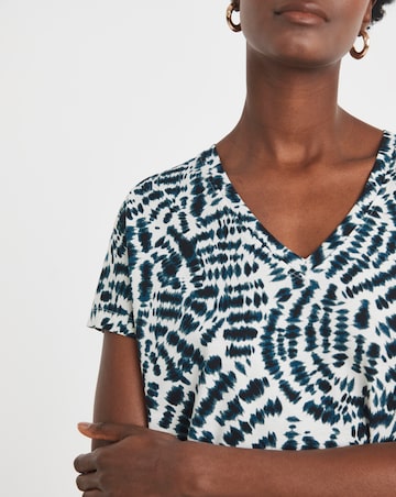 Pure Cotton 2 Pack V Neck T-Shirt