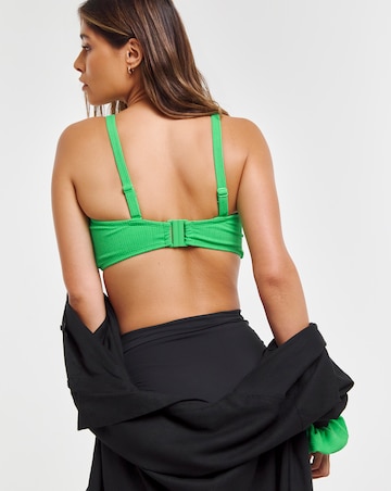 Mix and Match Crinkle Bandeau Bikini Top and Scrunchie
