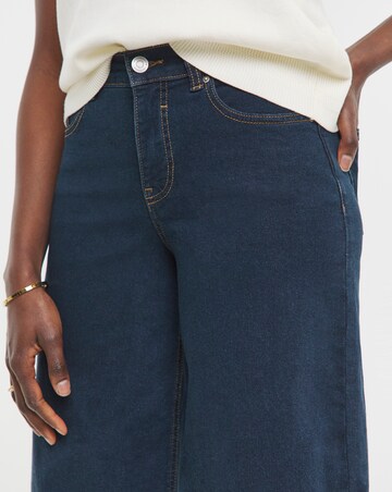 24/7 Indigo Wide Crop Jeans