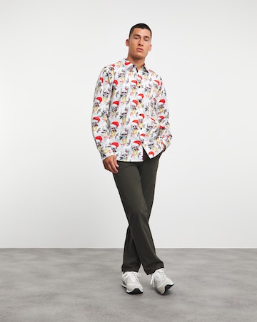 Joe Browns Christmas Skull Shirt Long Length