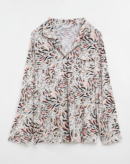 Luxury Soft Print Jersey Shortie Pyjama Set