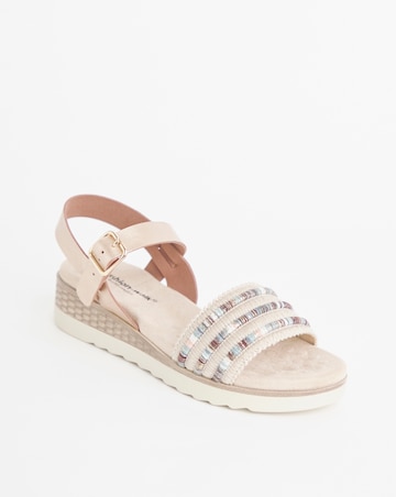Cushion Walk Weave Sandals E Fit