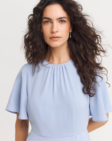 Joanna Hope Belt Ruffle Dress