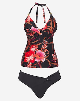 MAGISCULPT Twist Front Tankini Set