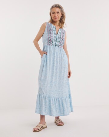 Julipa Embroidered Sleeveless Dress