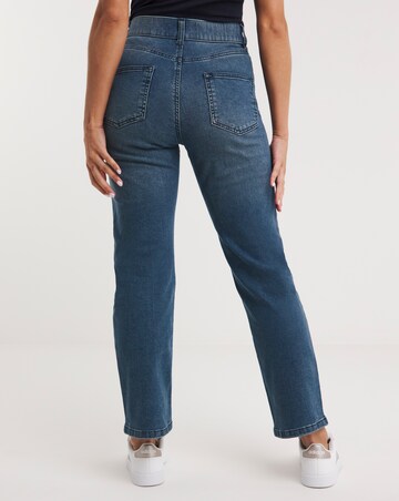 24/7 Vintage Blue Straight Leg Jeans made with Organic Cotton