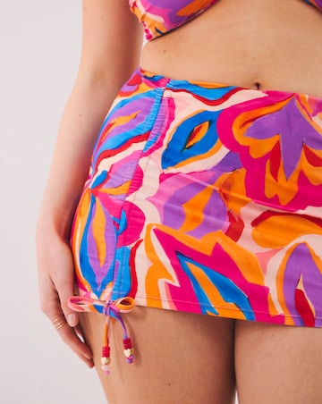 Floral Mix and Match Skort With Built in Brief