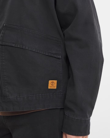 Timberland Strafford Washed Canvas Black Jacket - Black