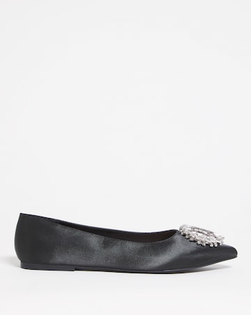 Joanna Hope Embellished Detail Ballerina Extra Wide EEE Fit