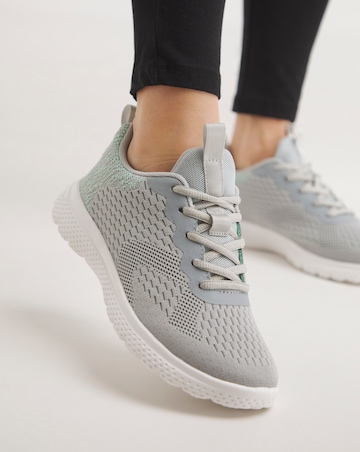 Cushion Walk Lace Up Trainers EEE Fit