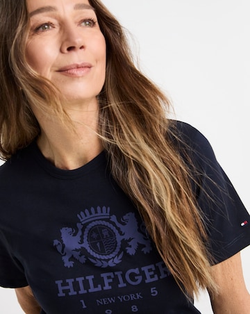 Tommy Hilfiger Varsity Crest Crew Neck Short Sleeve T- Shirt