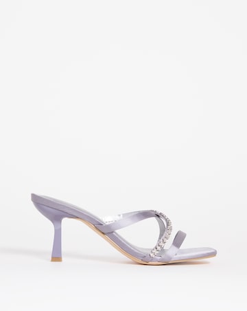 Joanna Hope Diamante Crossover Heel Wide Fit (E)