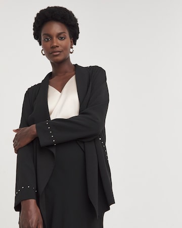 Religion Studded Waterfall Jacket