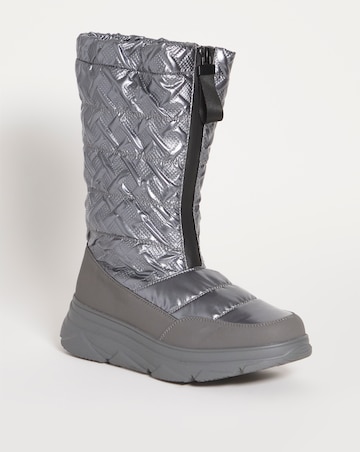 Halo Front Zip Snow Boots E Fit
